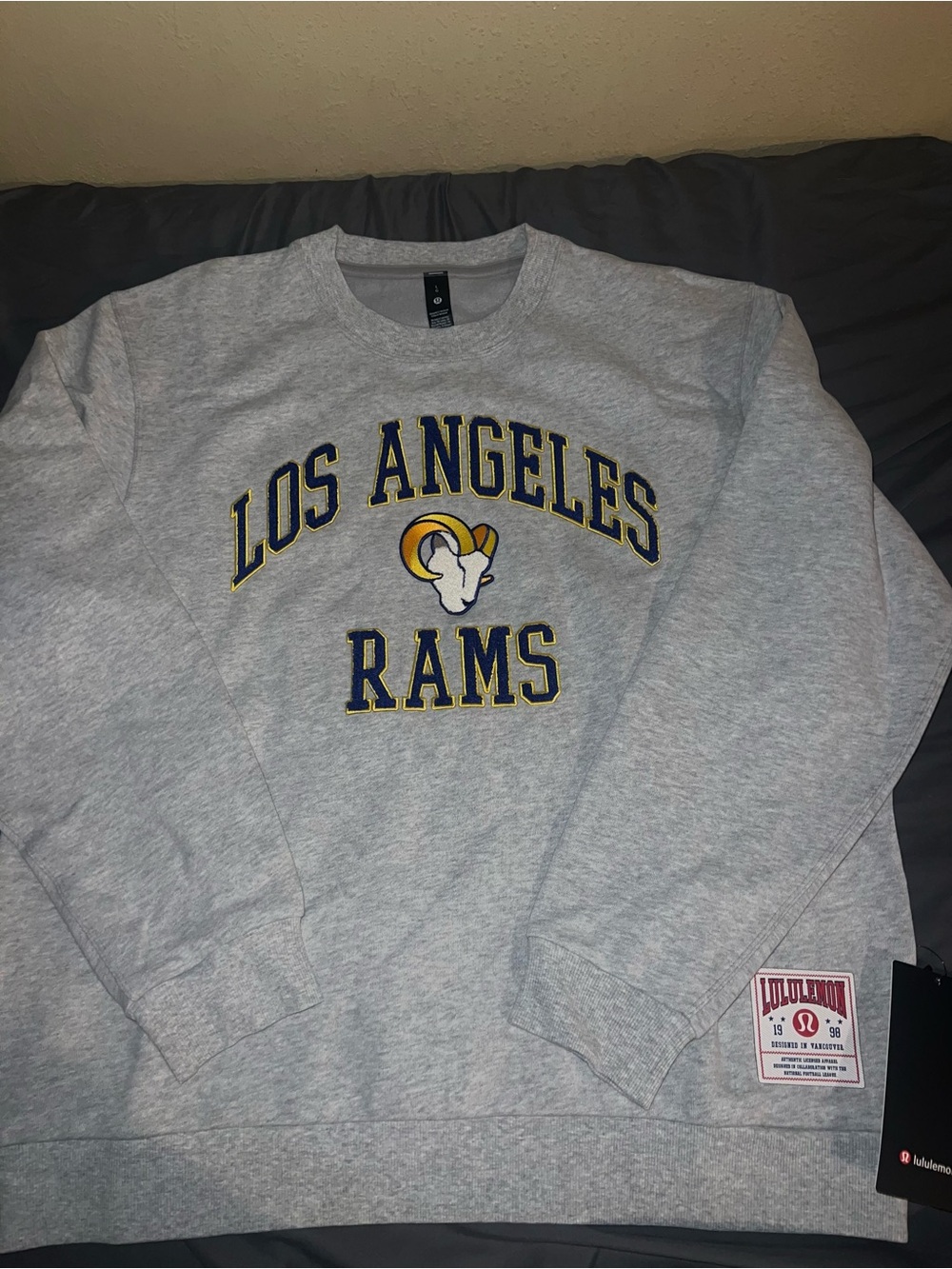 Los Angeles rams lululemon crewneck